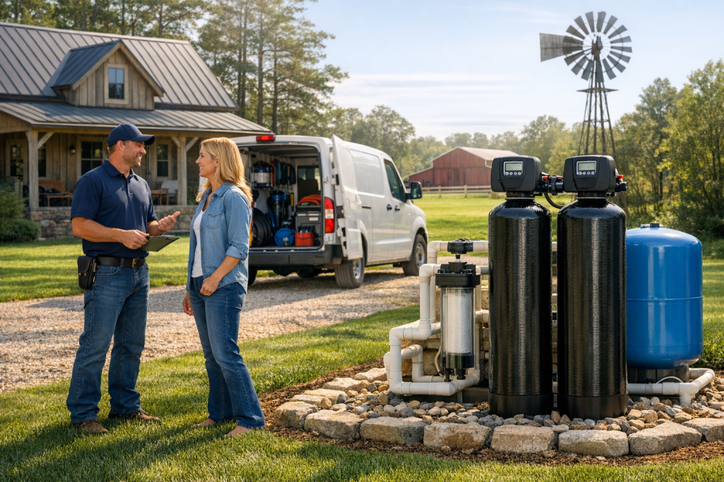 Professional Well Water Filtration System in Tomball, TX