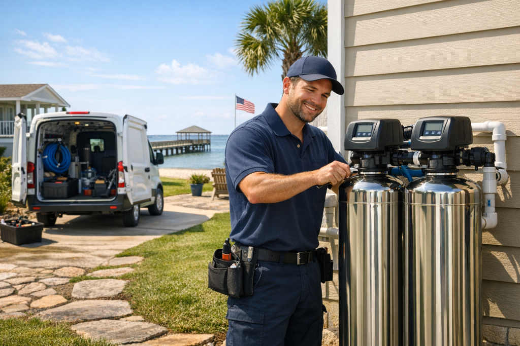 Whole Home Water Filter Solutions in Beach City, Texas