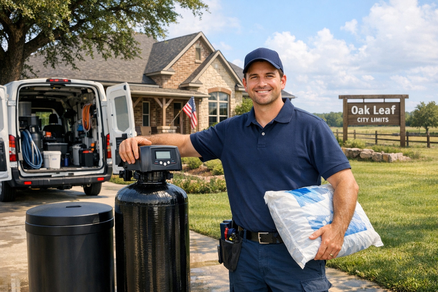 Complete Water Softener Solutions in Oak Leaf, Texas