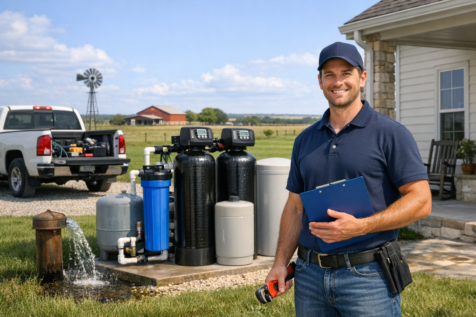 Complete Well Water Filtration System Solutions in Gunter, Texas