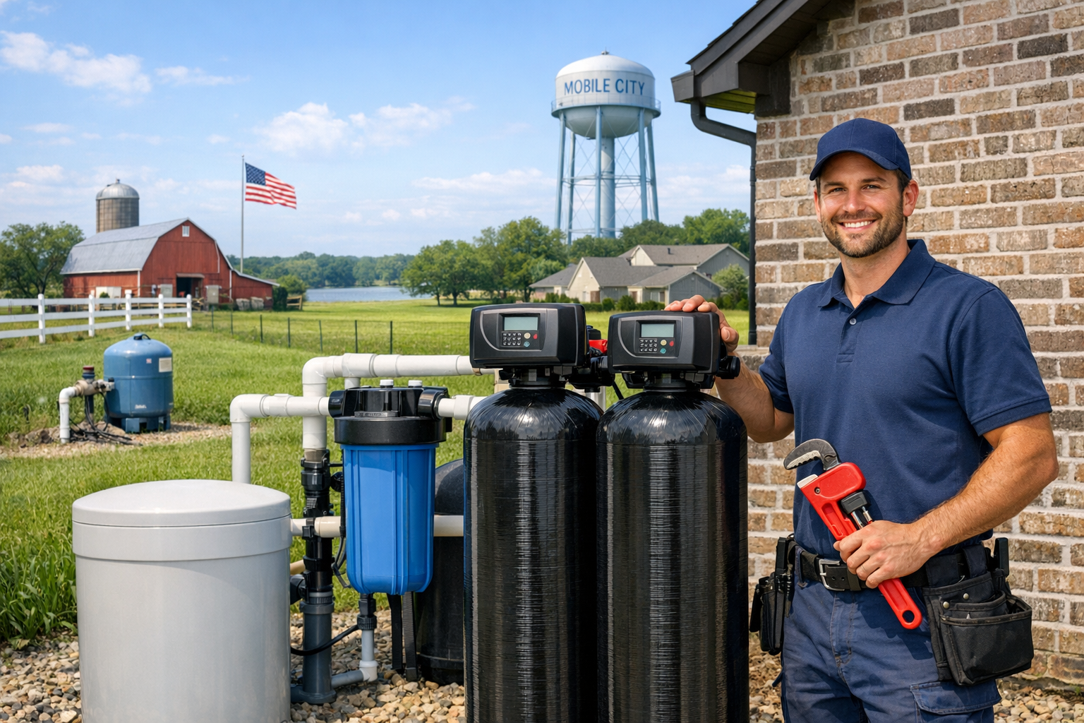 Complete Well Water Filtration System Solutions in Mobile City, Texas