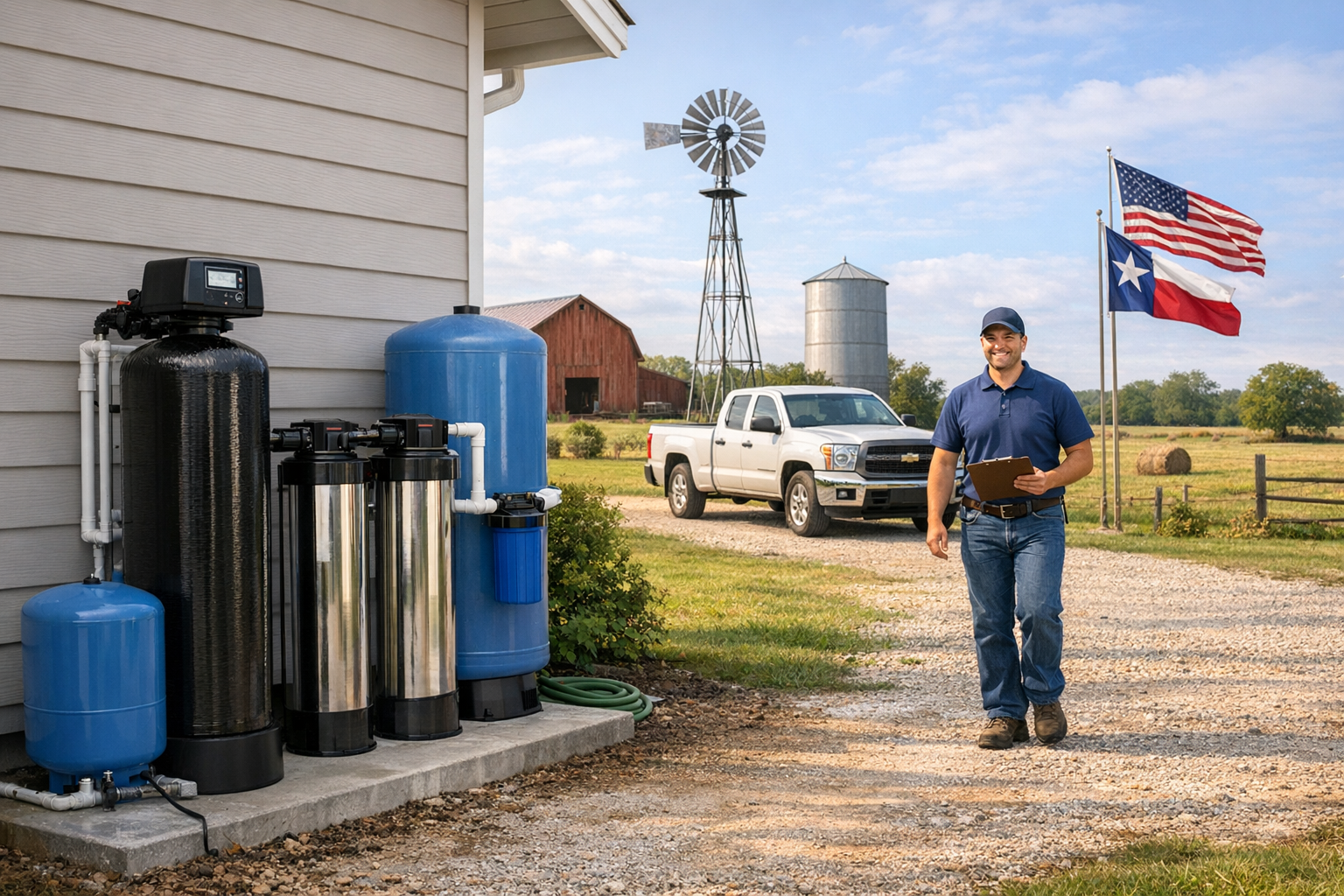 Complete Well Water Filtration System Solutions in Rosser, Texas