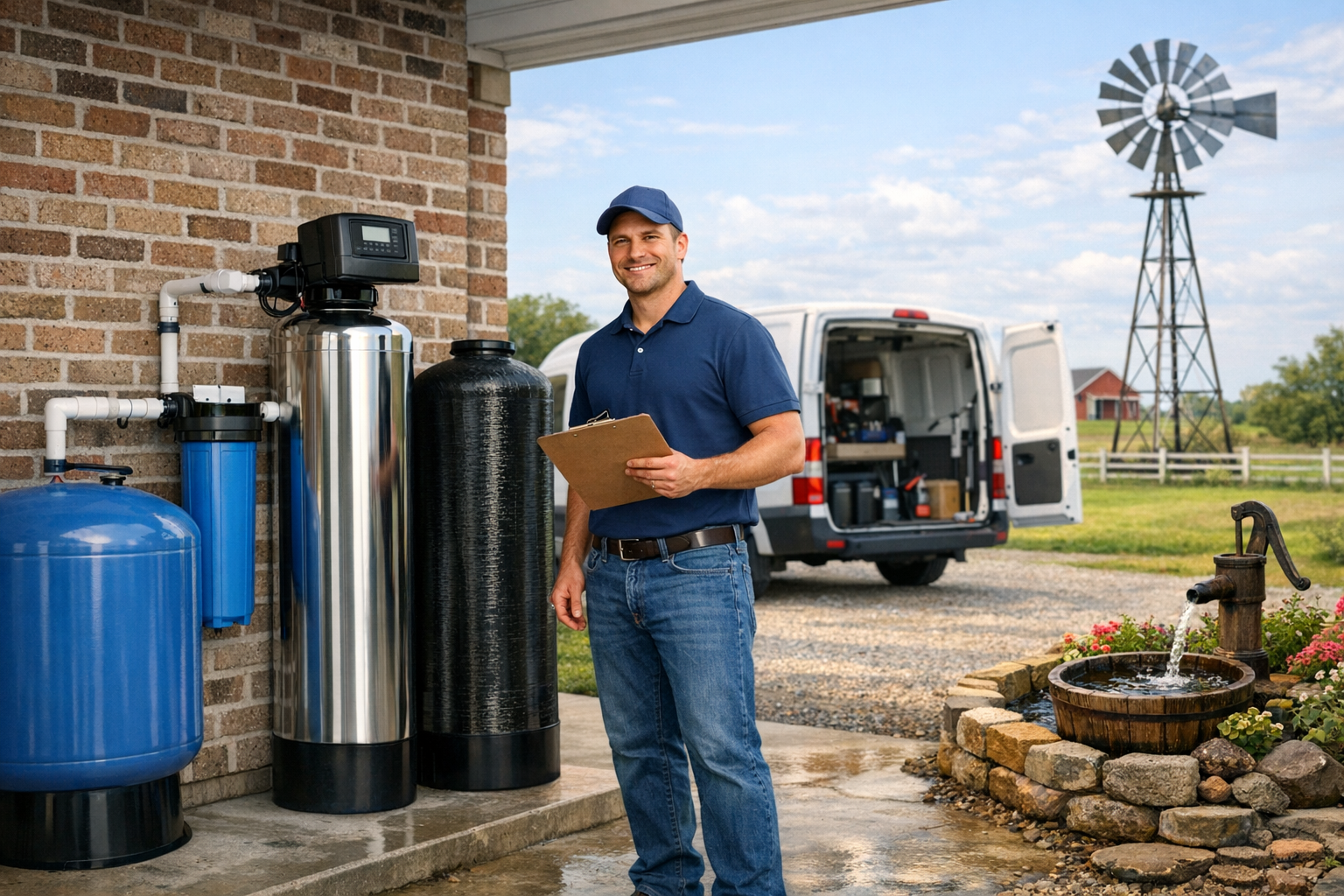 Complete Well Water Filtration System Solutions in Talty, Texas