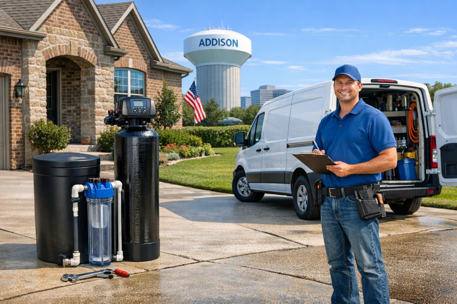 Full-Service Water Softener in Addison, Texas