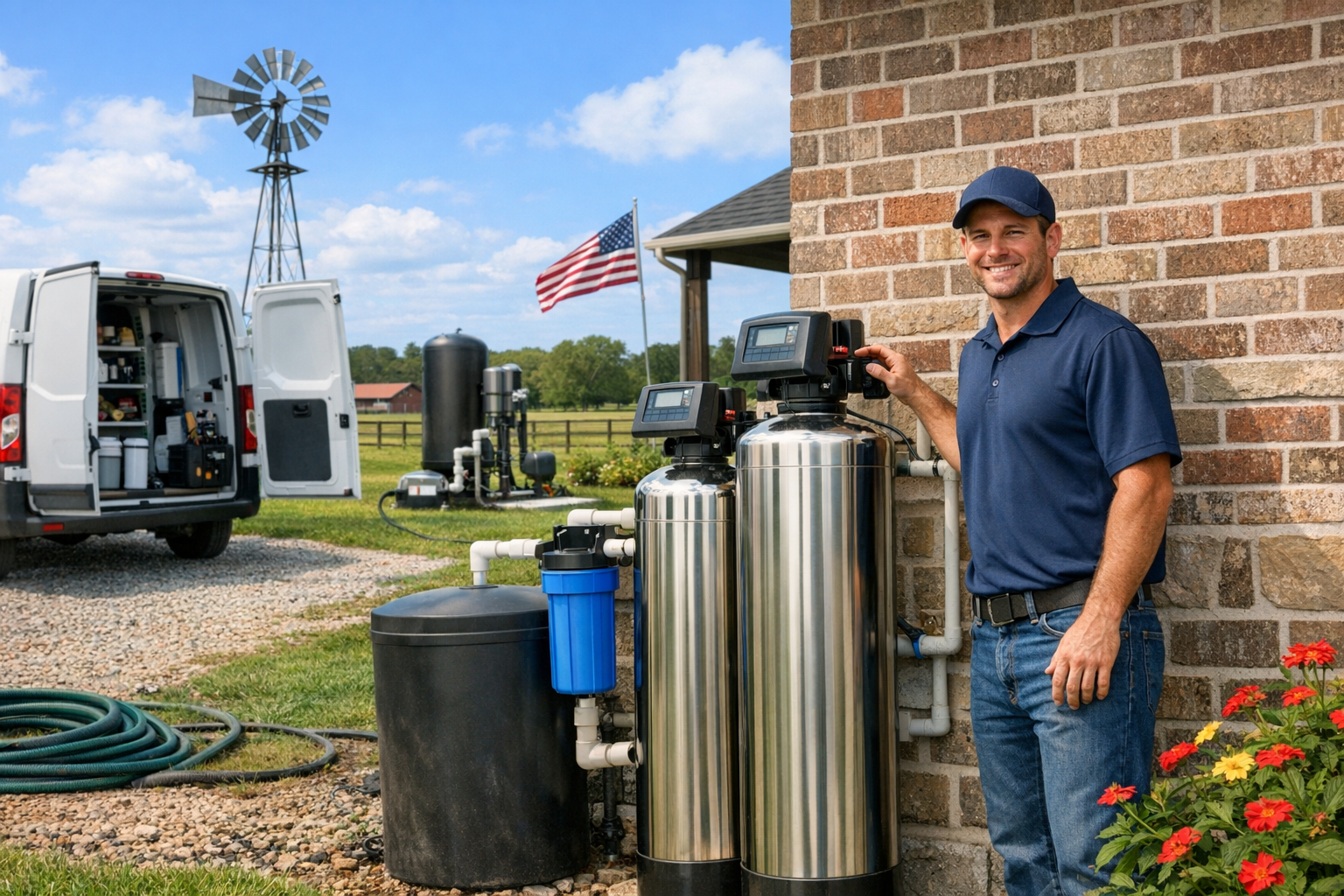 Full-Service Well Water Filtration System in Manvel, Texas