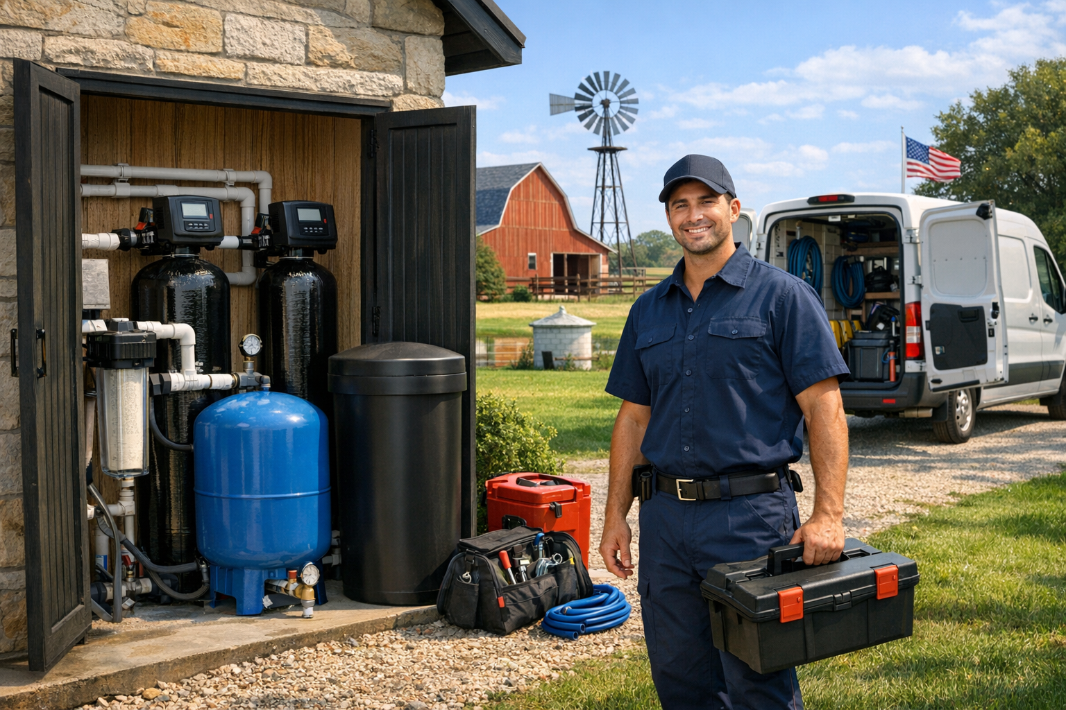 Full-Service Well Water Filtration System in Ovilla, Texas