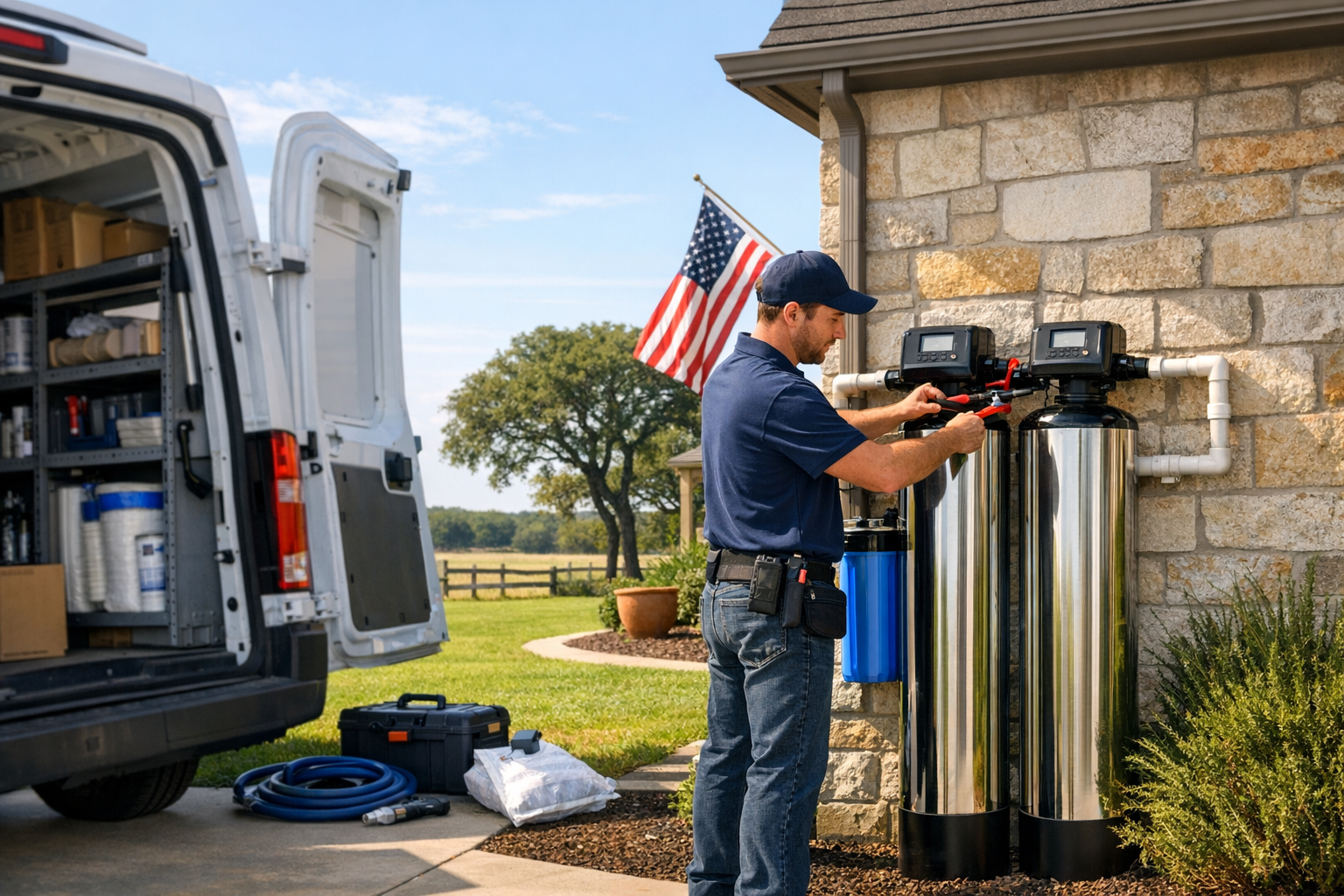 Full-Service Whole Home Water Filter in Double Oak, Texas