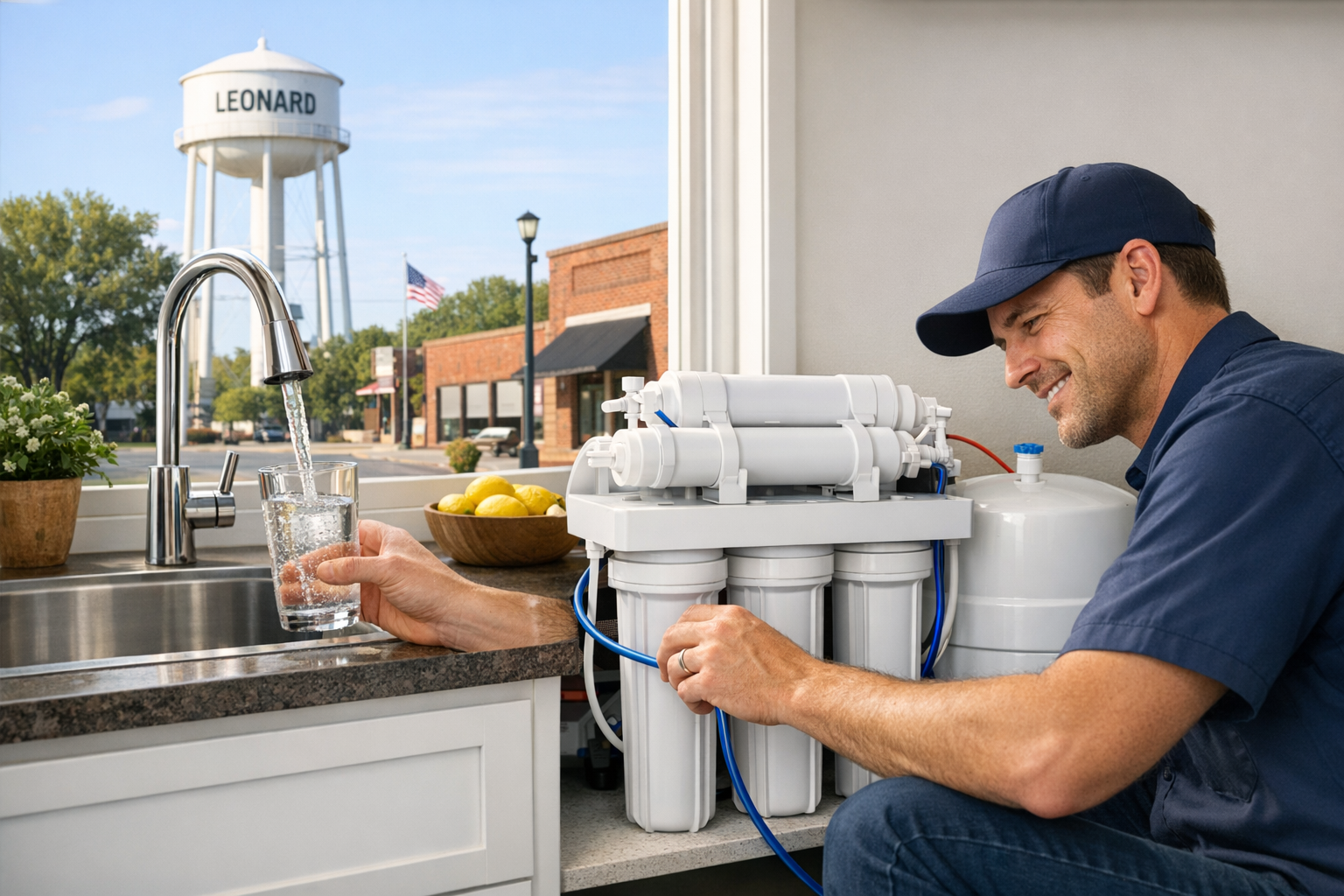 Local Reverse Osmosis System Experts in Leonard, Texas