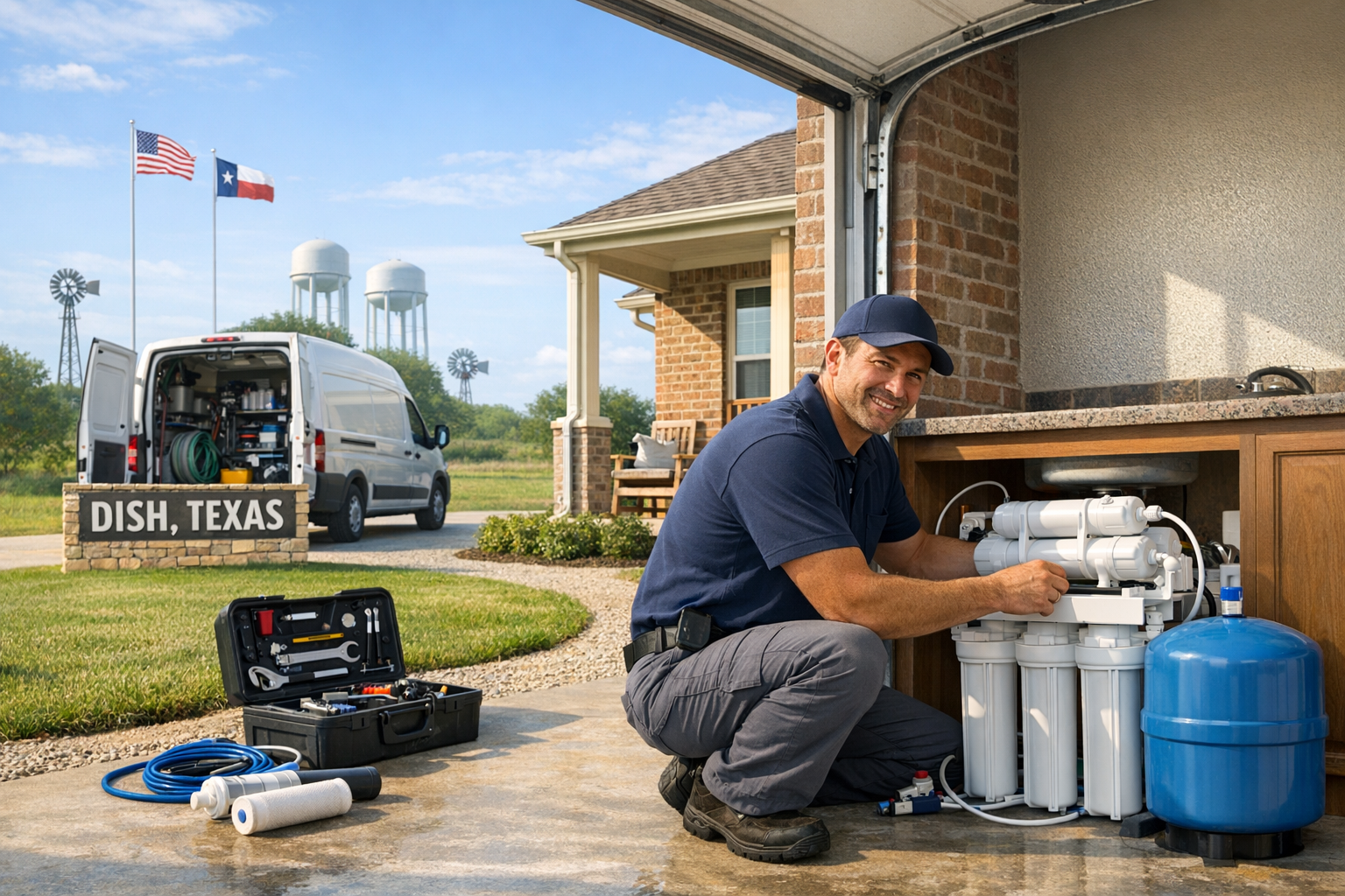 Professional Reverse Osmosis System in DISH, Texas