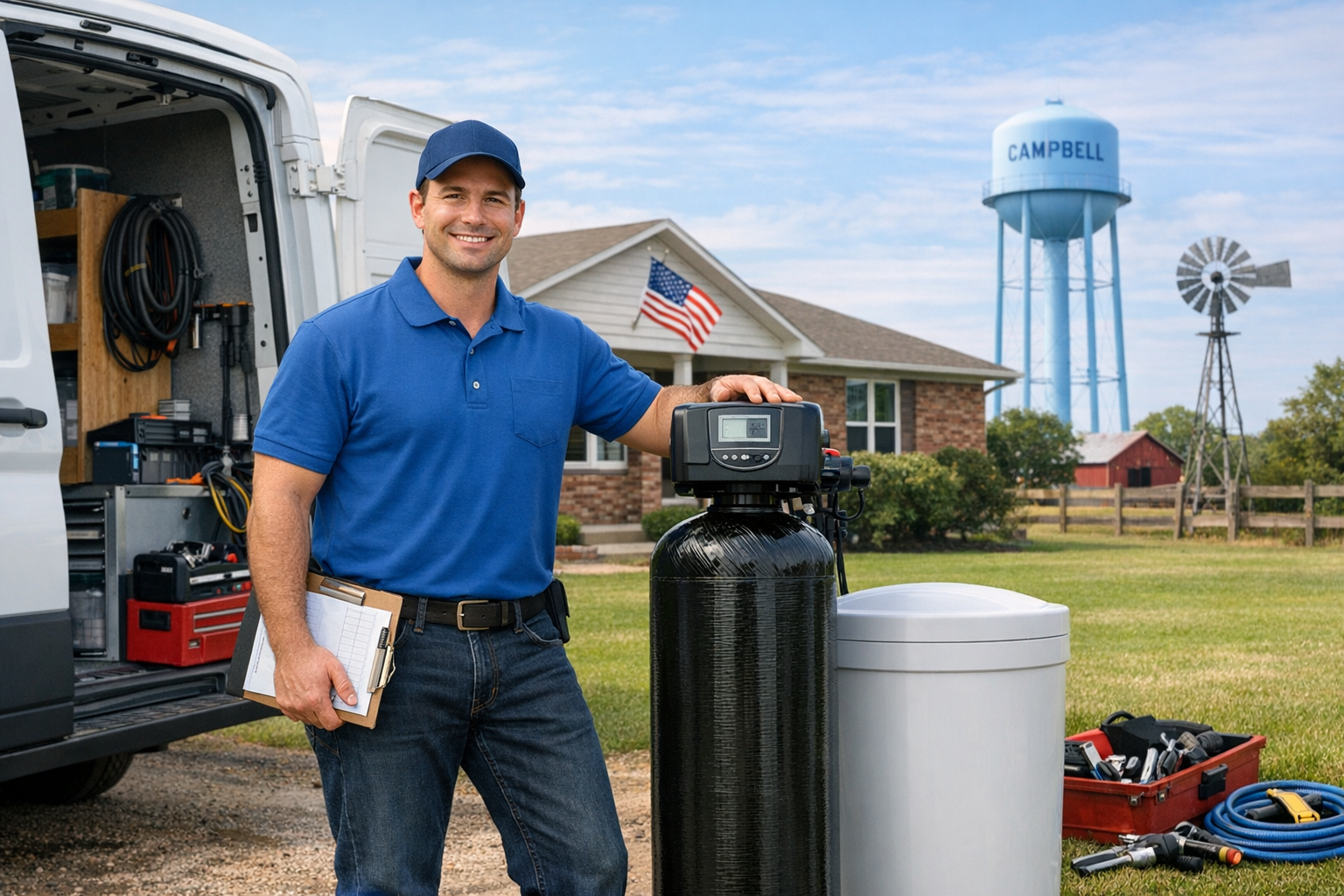 Professional Water Softener in Campbell, Texas