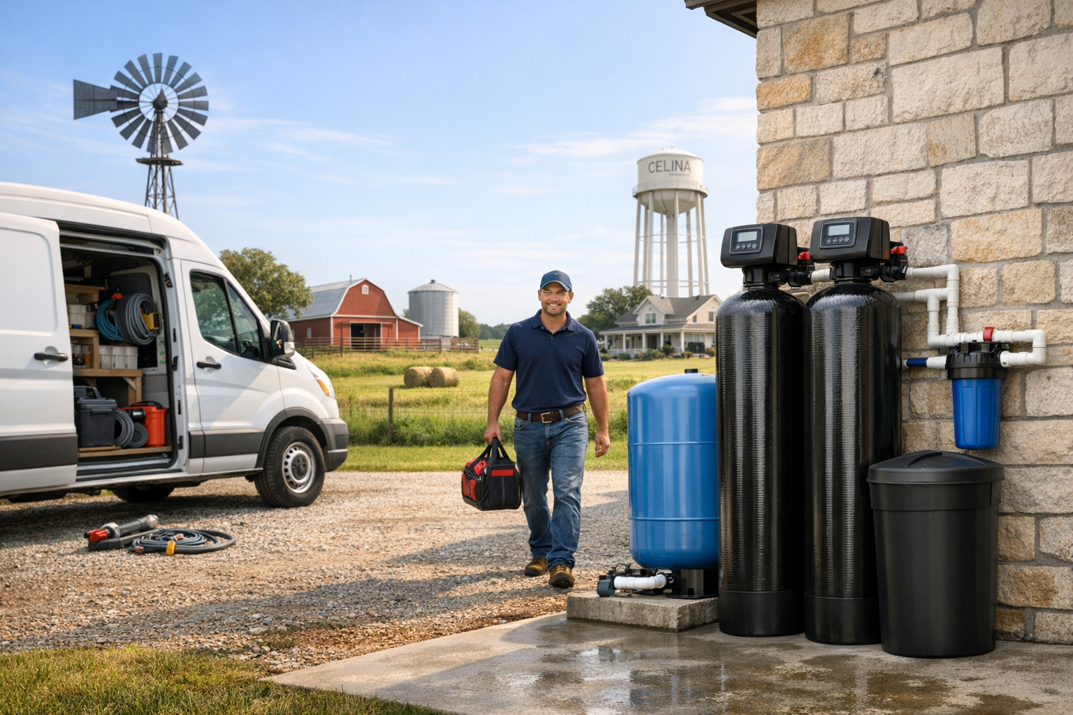 Professional Well Water Filtration System in Celina, Texas