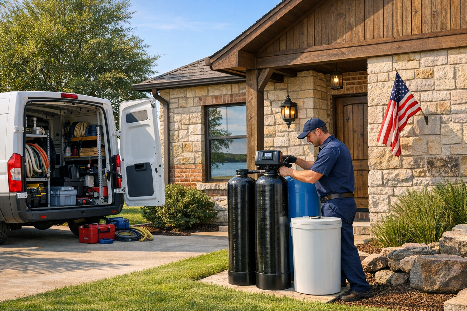 Professional Well Water Filtration System in Oak Point, Texas