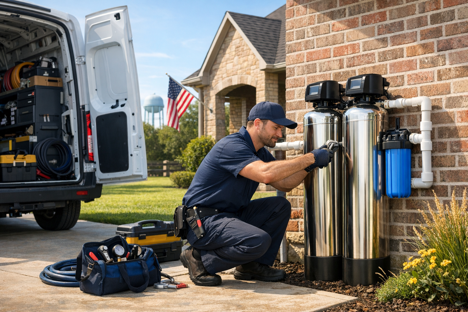Professional Whole Home Water Filter in Westminster, Texas