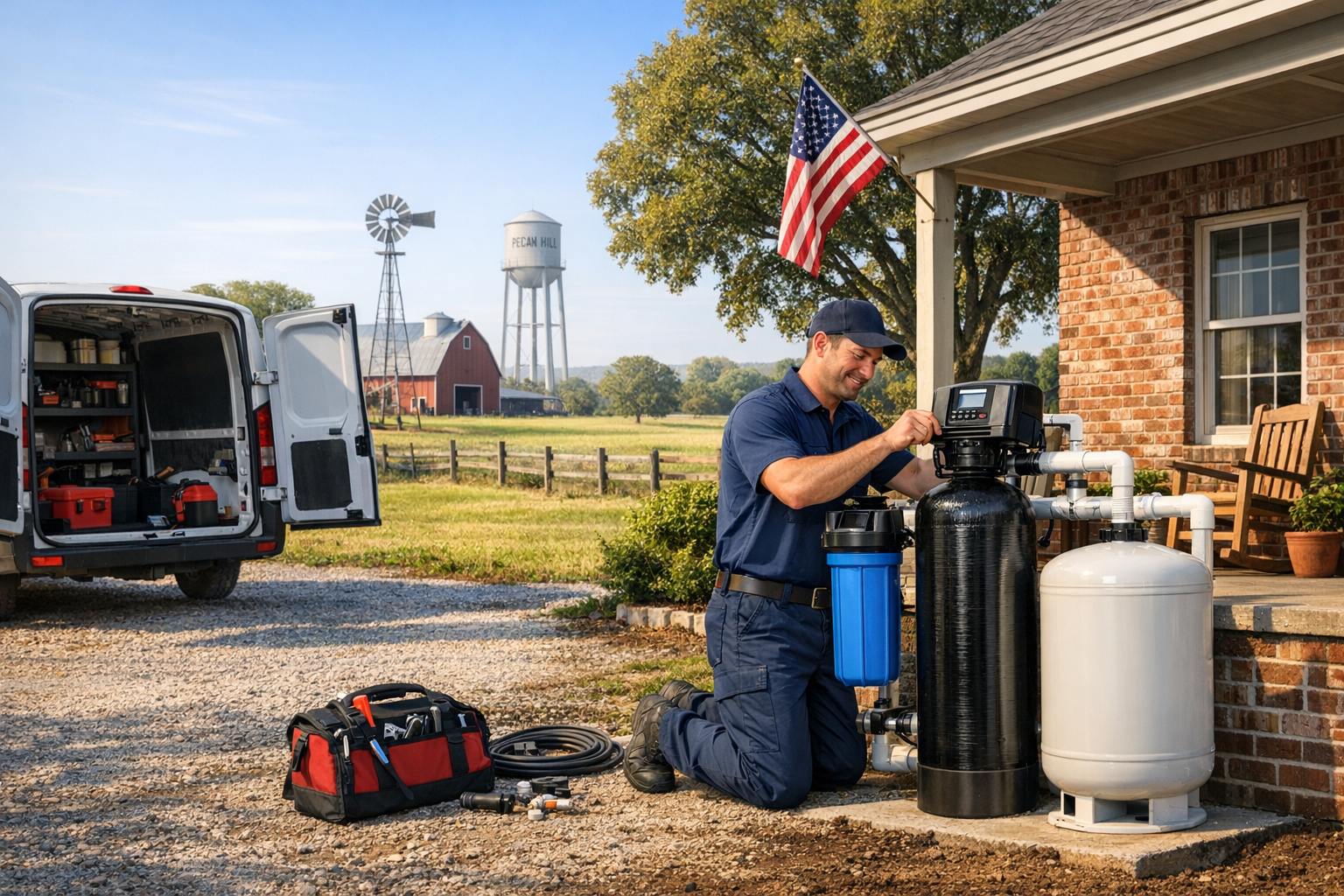 Quality Well Water Filtration System Services in Pecan Hill, Texas