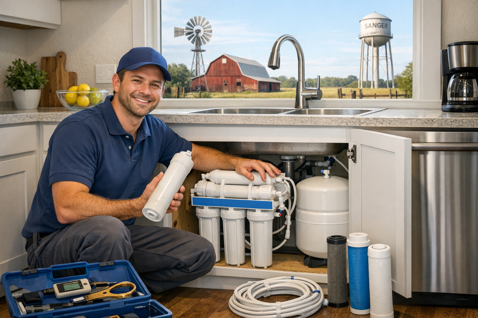 Reverse Osmosis System Services Near Sanger, Texas