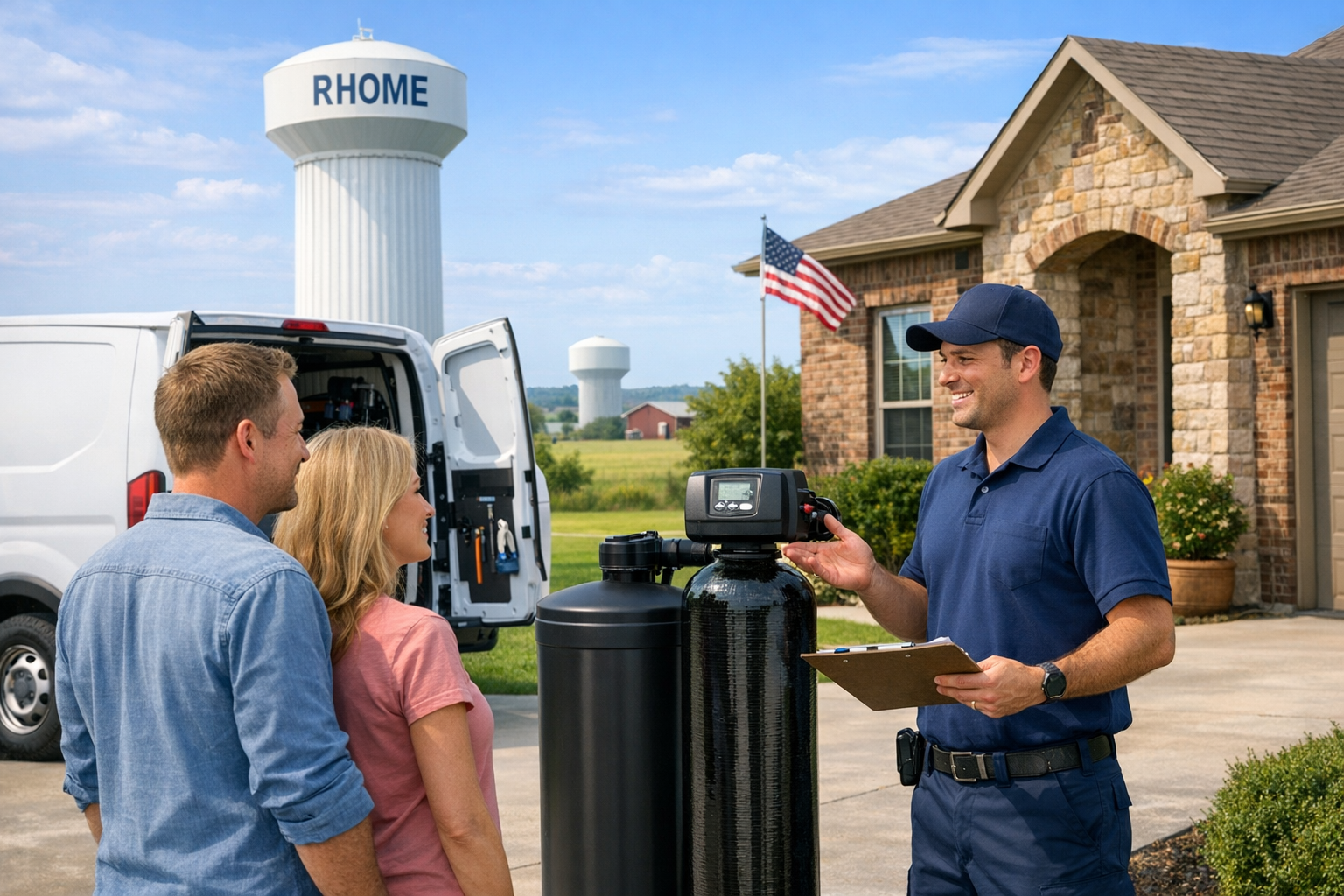 Trusted Water Softener Services in Rhome, Texas