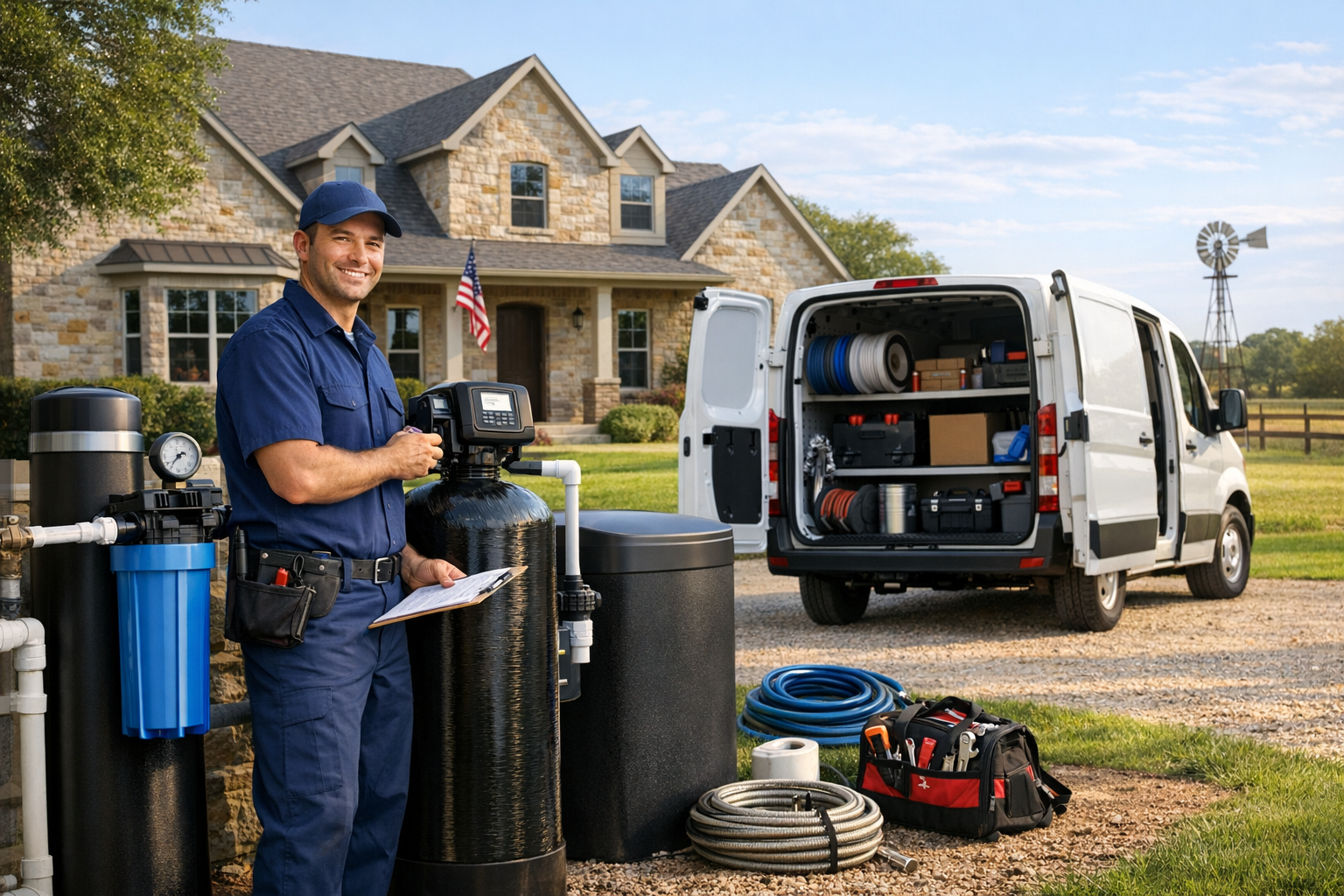 Well Water Filtration System Experts Serving Double Oak, Texas