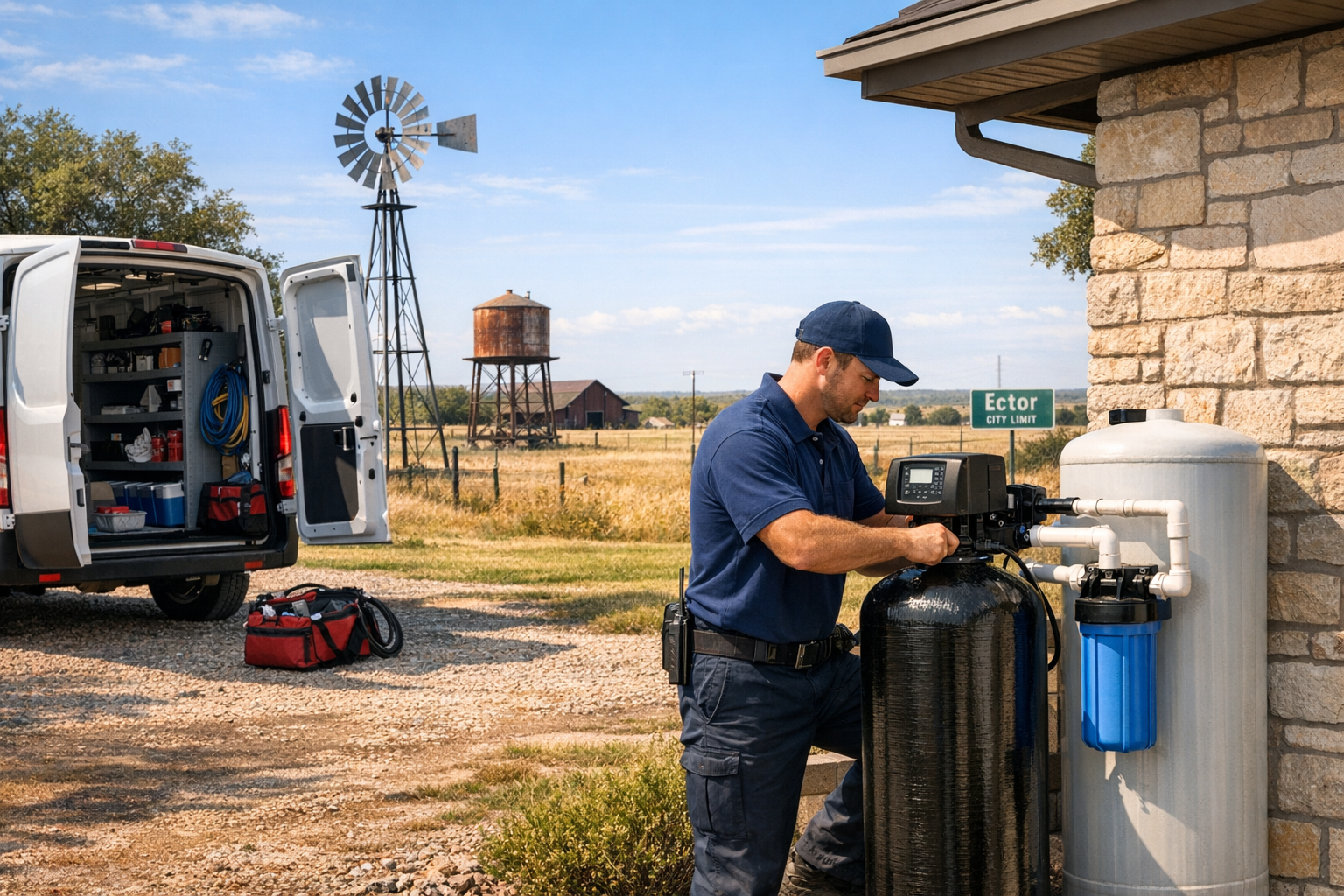 Well Water Filtration System Experts Serving Ector, Texas