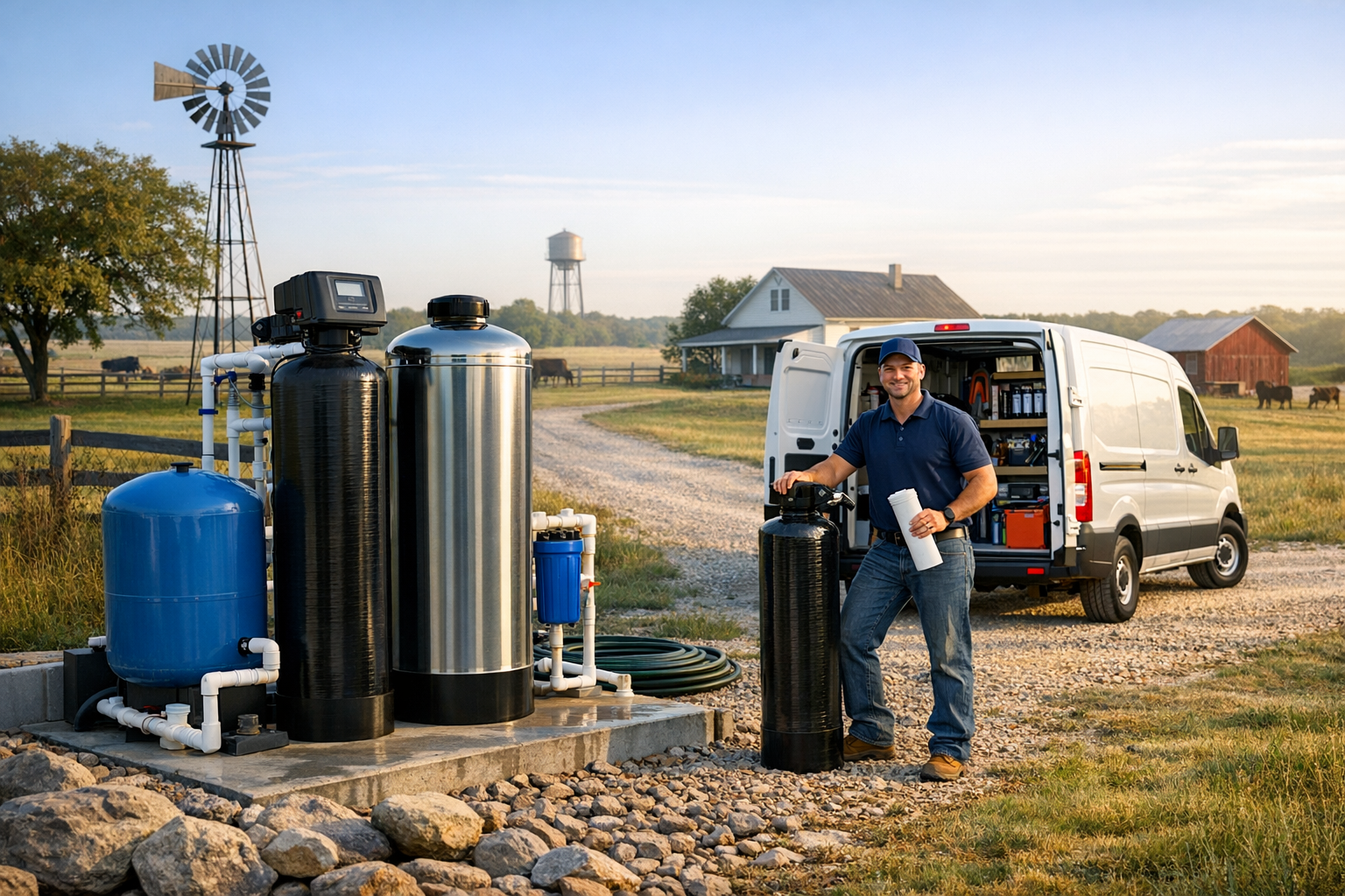 Well Water Filtration System Experts Serving Ponder, Texas