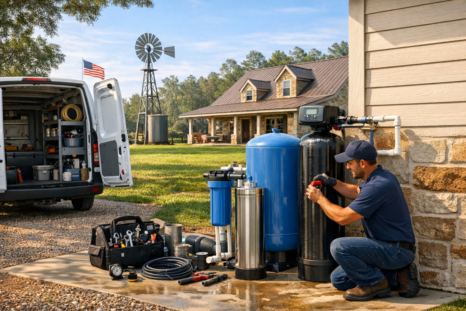 Well Water Filtration System Experts Serving Porter Heights, Texas