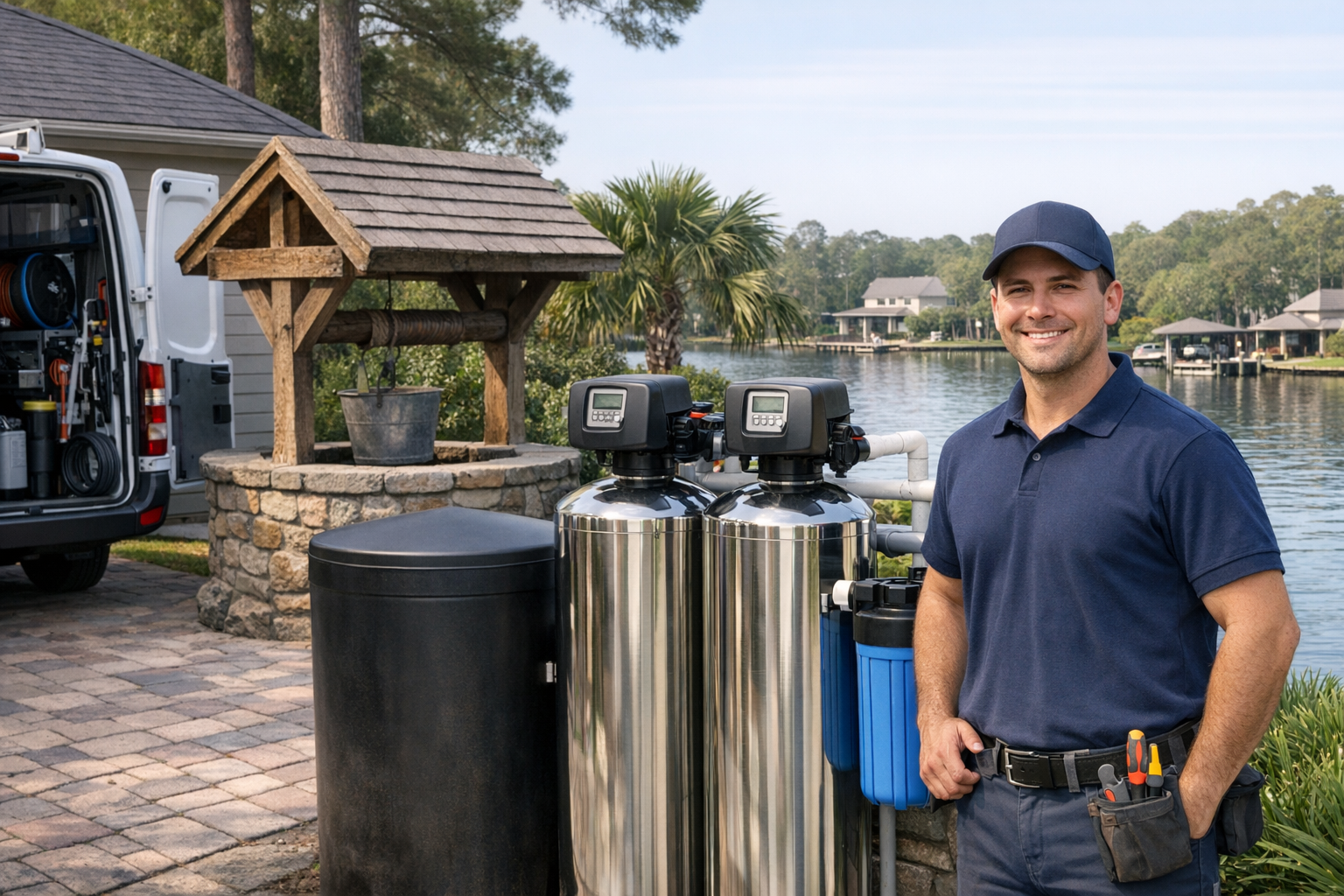 Well Water Filtration System Experts Serving Taylor Lake Village, Texas