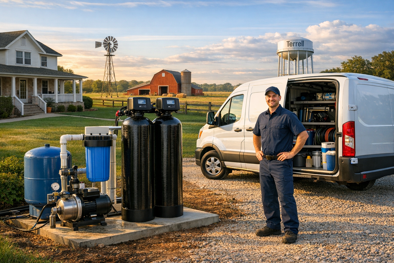 Well Water Filtration System Experts Serving Terrell, Texas