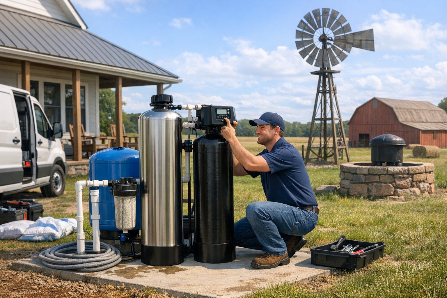 Well Water Filtration System Restoration Services in Crandall, Texas
