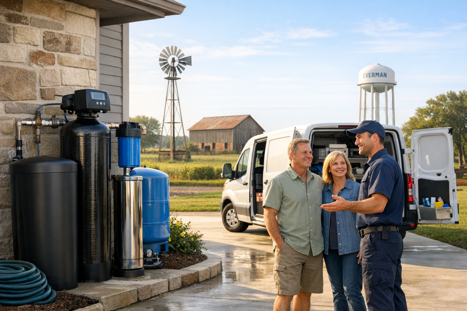 Well Water Filtration System Restoration Services in Everman, Texas