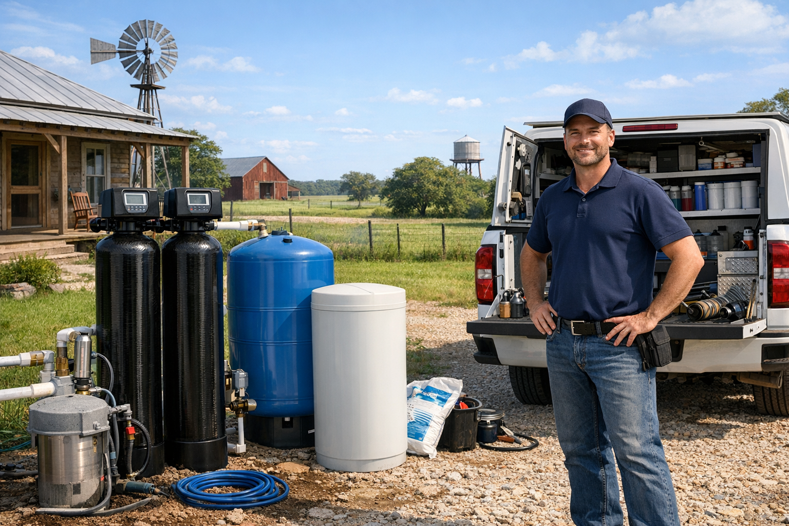Well Water Filtration System Restoration Services in Sadler, Texas