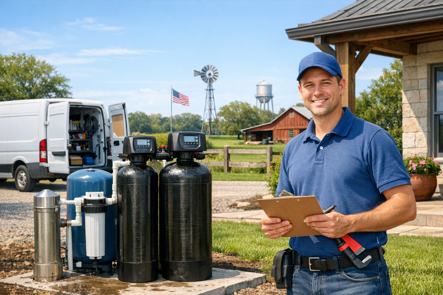 Well Water Filtration System Restoration Services in Santa Fe, Texas