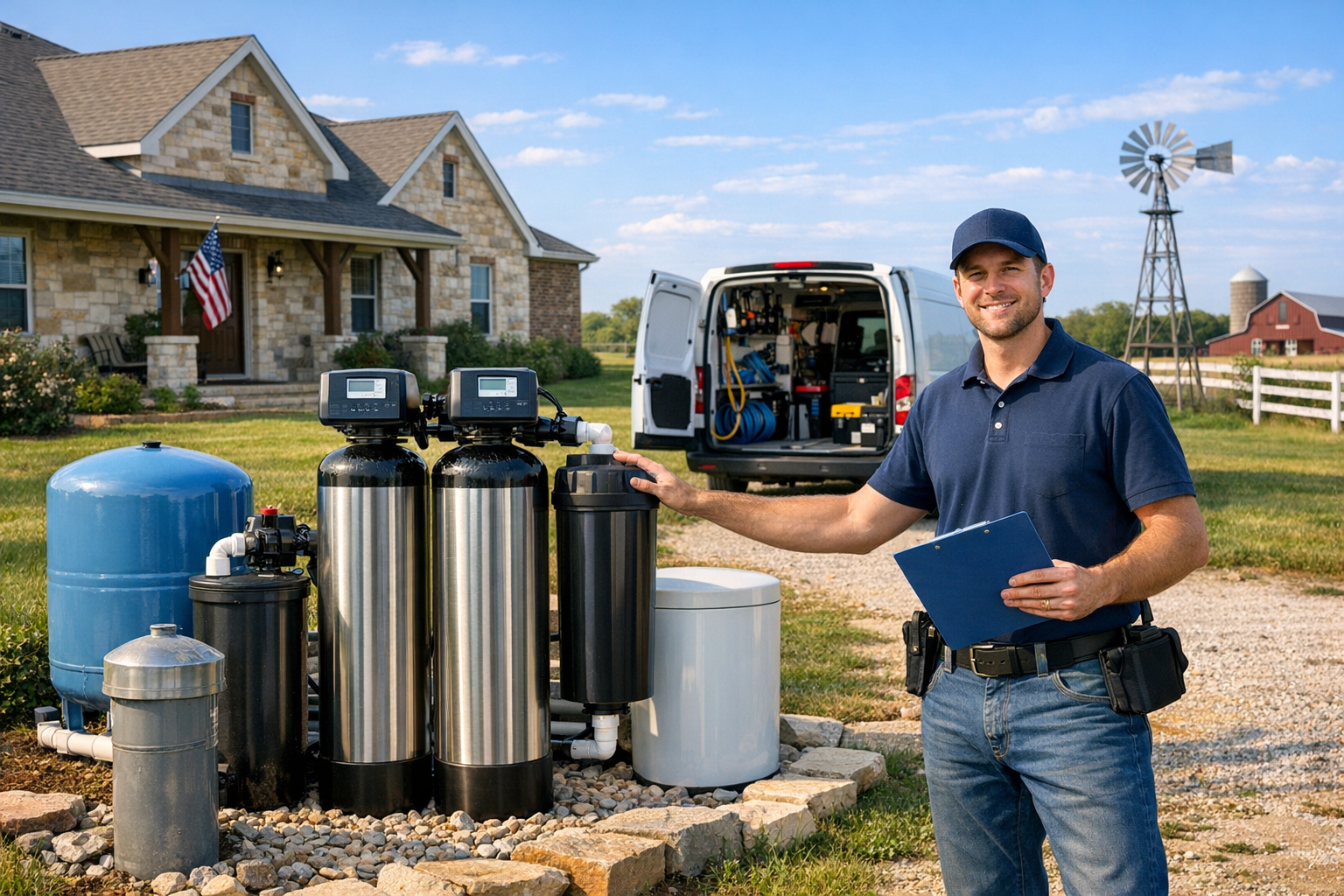 Well Water Filtration System Services in Midlothian, Texas