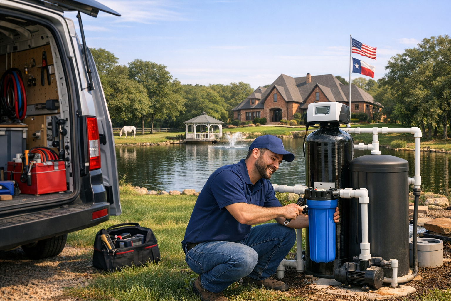 Well Water Filtration System Services Near Dalworthington Gardens, Texas