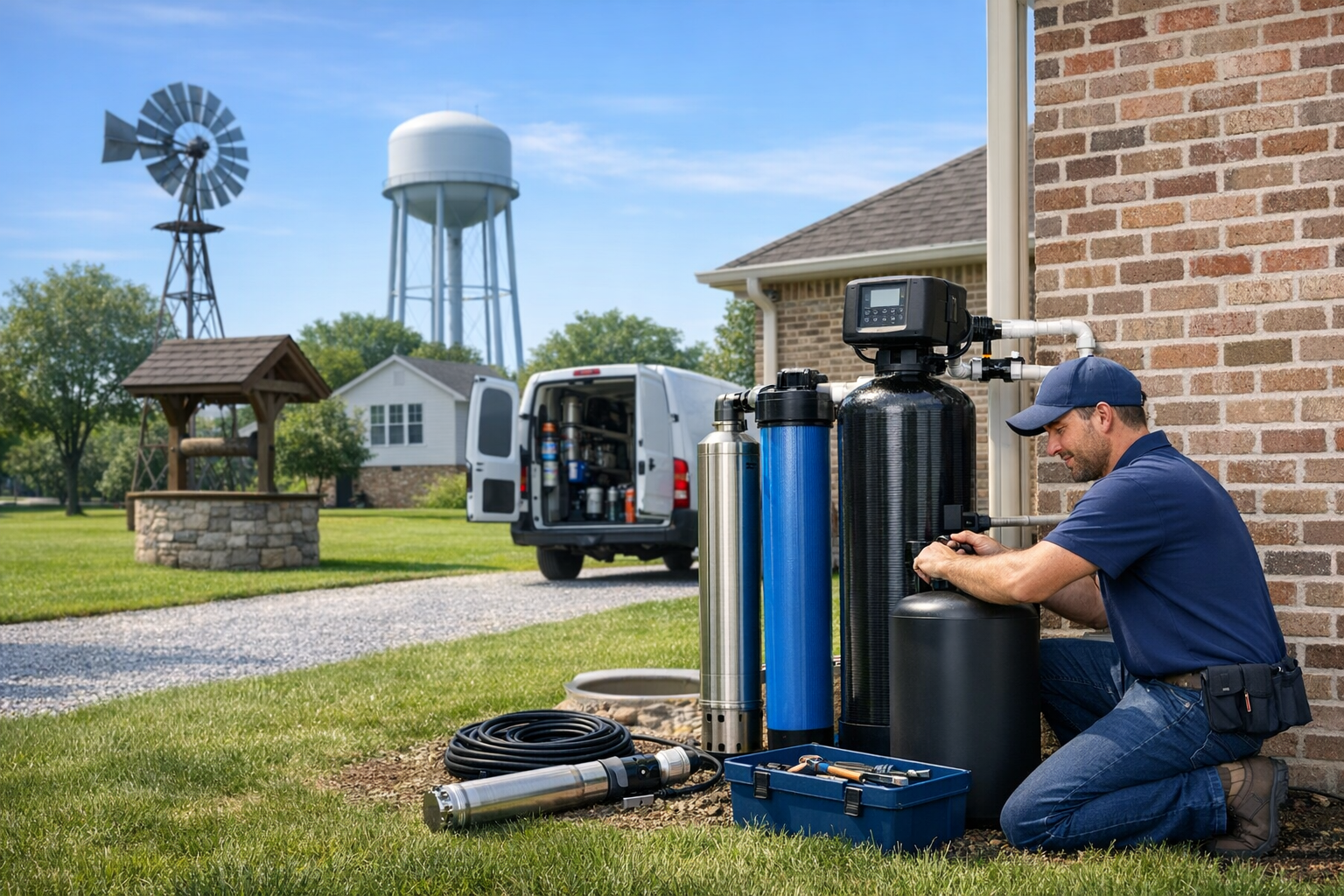 Well Water Filtration System Services Near Edgecliff Village, Texas