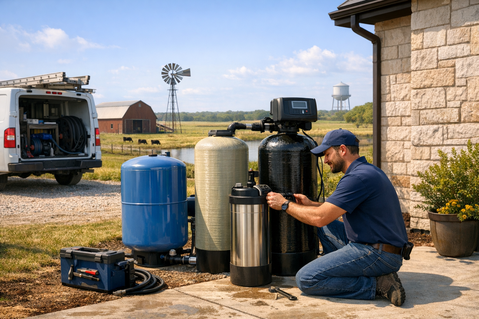 Well Water Filtration System Specialists in Newark, Texas