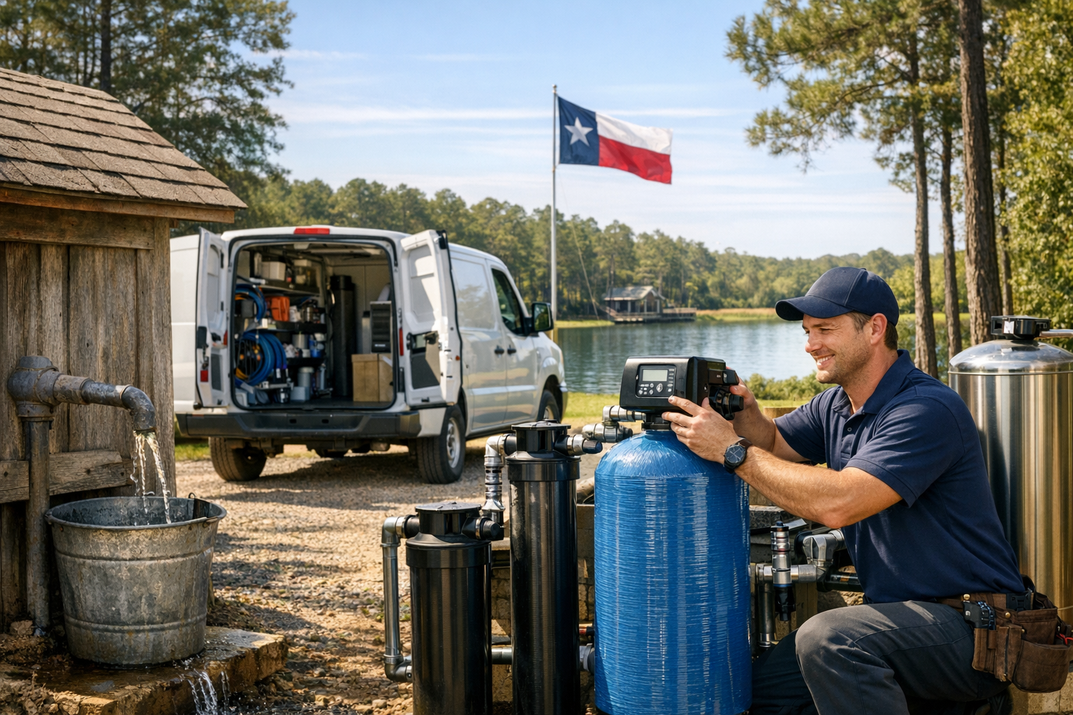 Well Water Filtration System Specialists in Seven Oaks, Texas