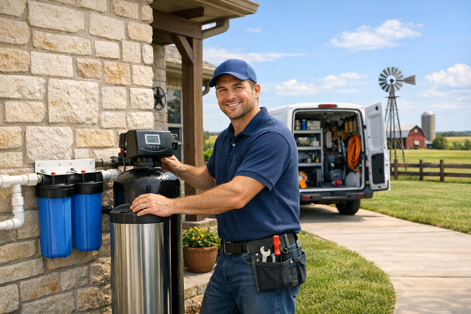 Whole Home Water Filter Services Near Ponder, Texas