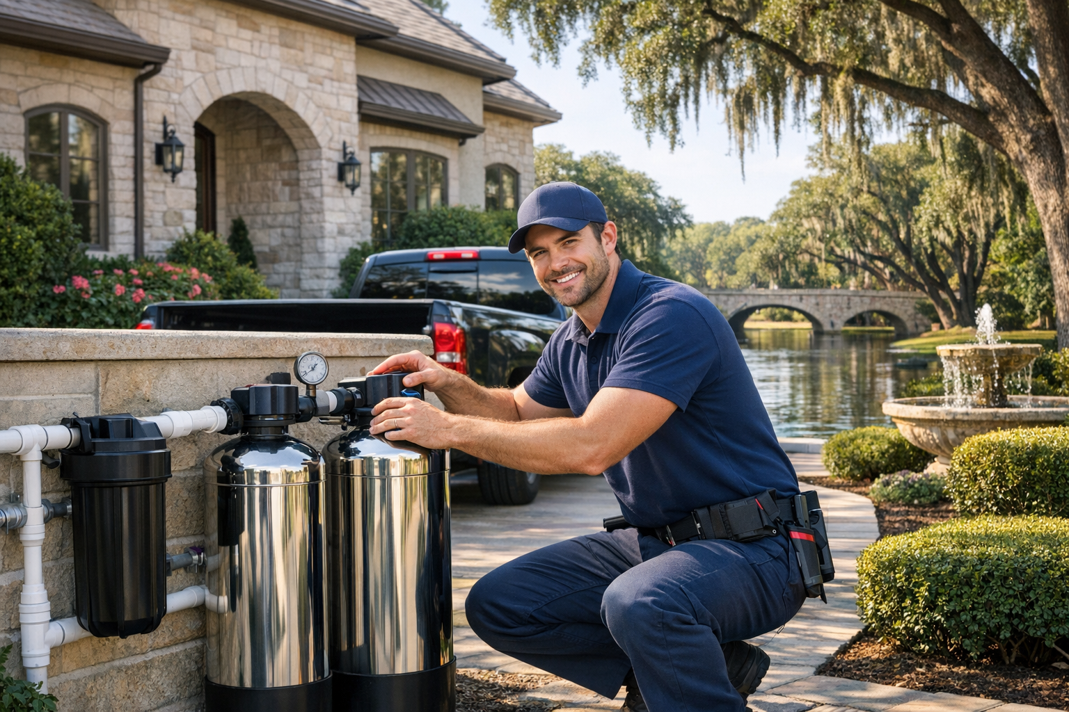 Whole Home Water Filter Solutions in River Oaks, Texas